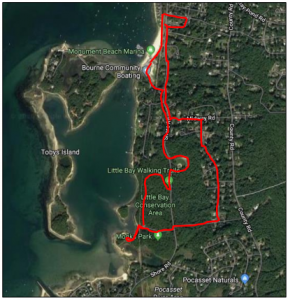 PHD5K Route Map