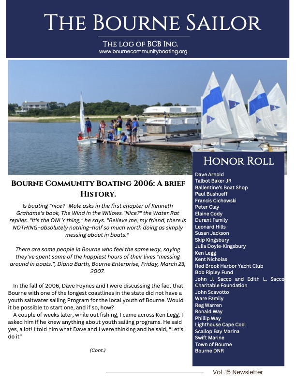 Newsletter Archive – Bourne Community Boating 2024